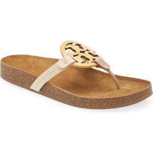 Tory Burch Miller Cloud Multi/Cork Size 7 1/2
